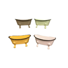 Soap dish / metal garden tub