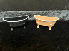 Soap dish / metal garden tub