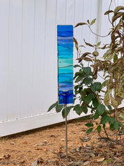Flowing Glass Garden Art